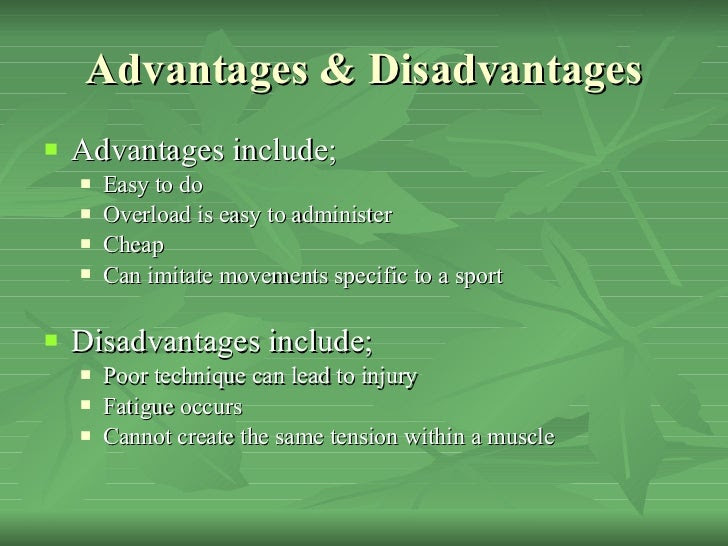 disadvantages of exercise essay