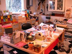 Messy studio