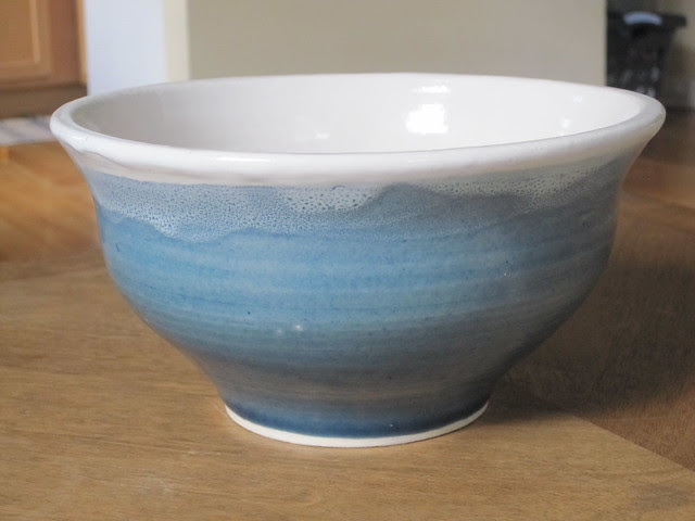 Surf blue large bowl