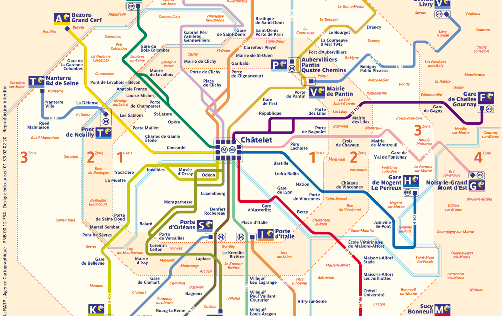 Carte De Orange Metro Paris | Subway Application