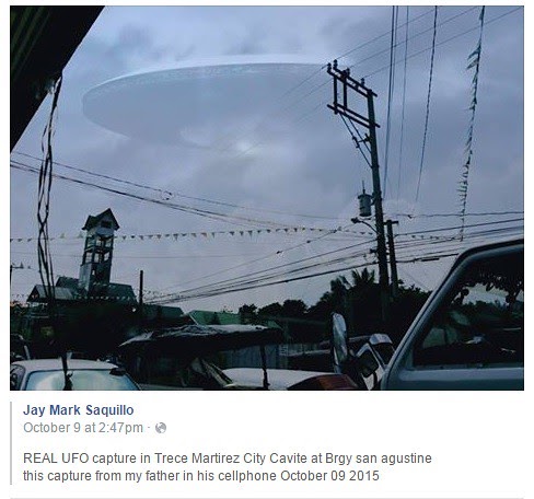 UFO sighting in Trece Martirez, Cavite is FAKE! 