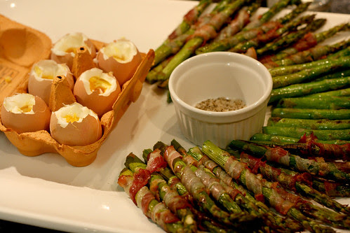 Asparagus and egg dippers