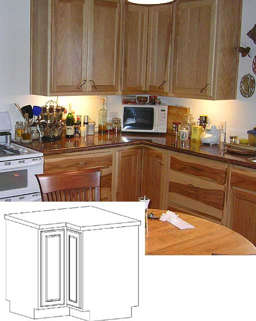 Lazy Susan Corner Cabinet Kitchen Design