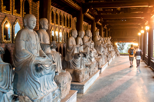 Arhat Statue Corridor