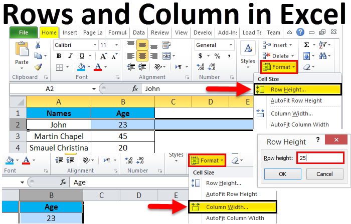Autofit columns in excel