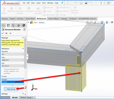 weldment solidworks 3