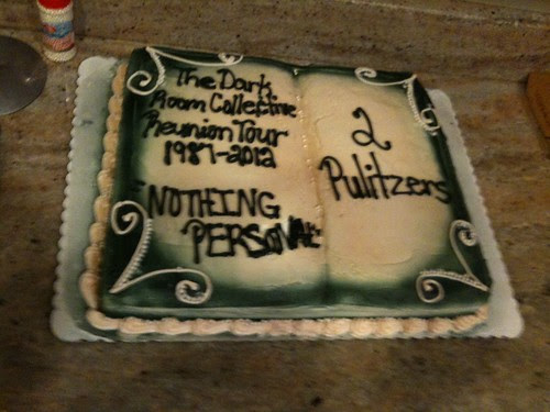 Dark Room Reunion tour cake, in DC