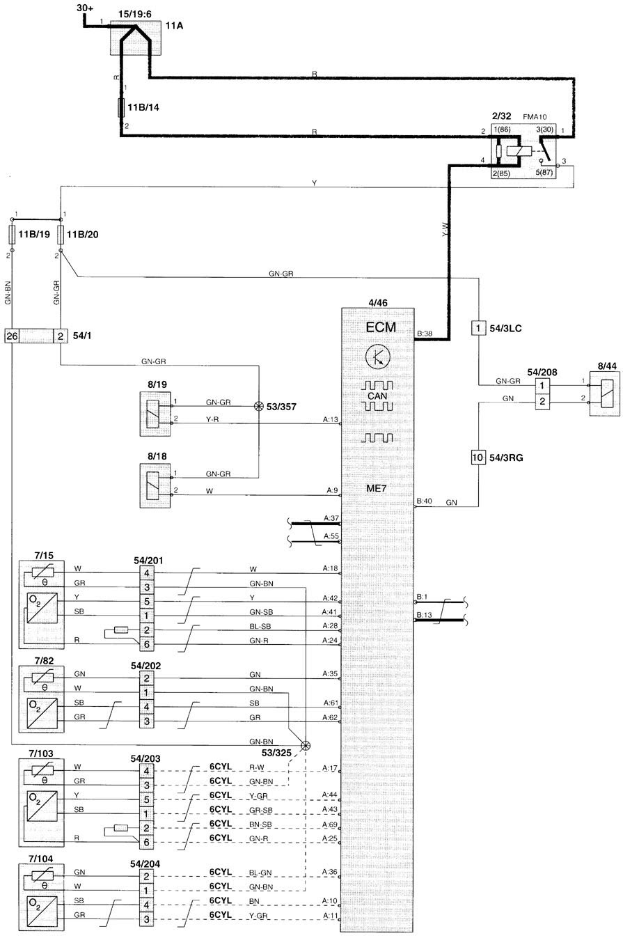 2000 Volvo S70 Wiring Diagram