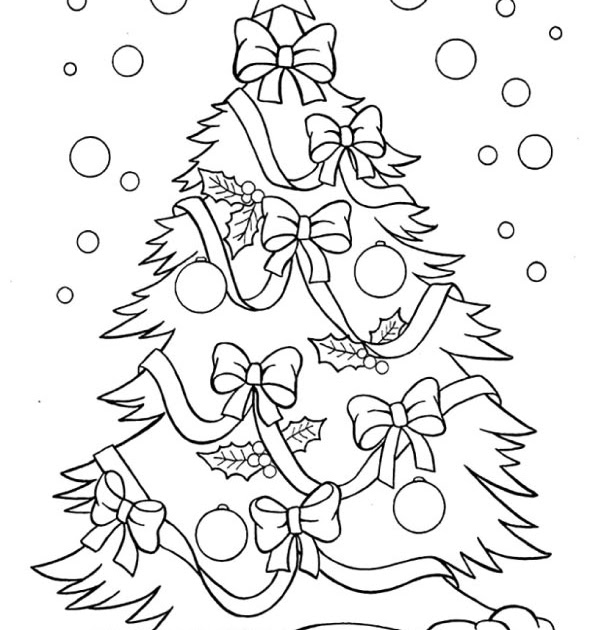 Para Niños Dibujos Navideños árbol Imagenes Para Colorear De Navidad