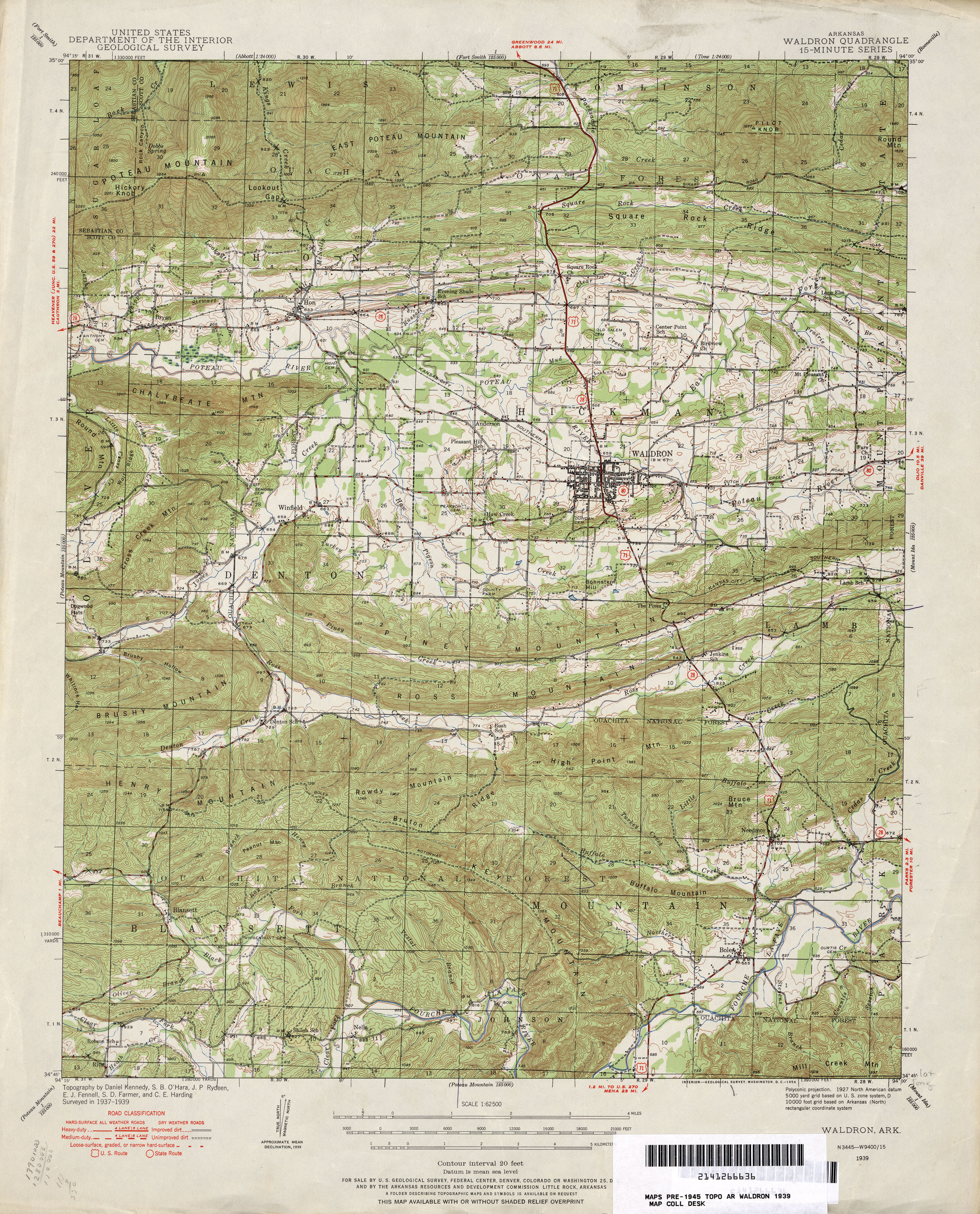 Elevation Map Of Arkansas Oconto County Plat Map
