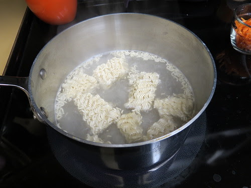 noodles in