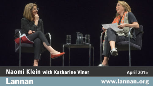 http://podcast.lannan.org/2015/05/04/naomi-klein-with-katharine-viner-29-april-2-015-audio/Naomi Klein with Katharine Viner, 29 April 2 015 – AudioRecorded at the Lensic Theater in Santa Fe, New Mexico on April 29, 2015.This event was part of the In Pursuit of Cultural Freedom lecture series.Naomi Klein is an award-winning journalist, syndicated columnist, fellow at The Nation Institute, and author of the international bestsellers The Shock Doctrine: The Rise of Disaster Capitalism and No Logo: Taking Aim at the Brand Bullies. Her regular column for The Nation and The Guardian is distributed internationally by The New York Times Syndicate. In 2004 Klein won the James Aronson Award for Social Justice Journalism for her reporting from Iraq for Harper’s Magazine. The same year, she released The Take, a feature documentary about Argentina’s occupied factories, co-produced with Avi Lewis.Her new book, This Changes Everything: Capitalism vs. the Climate, to be published in September, examines why the climate crisis challenges us to abandon the core “free market” ideology of our time, restructure the global economy, and remake our political systems.