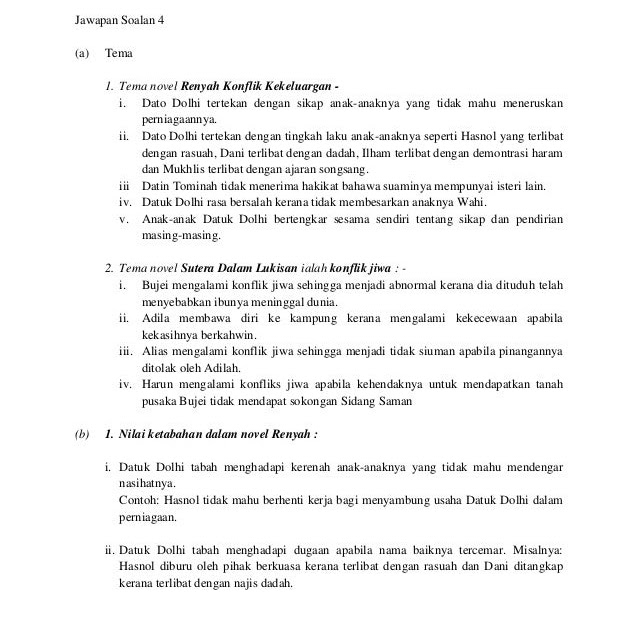 Contoh Jawapan Komsas Novel Spm  Edx Courses X