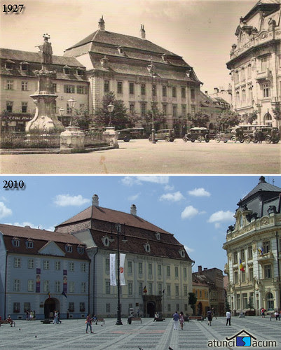 Sibiu - Piata Mare - 1927 - 2010