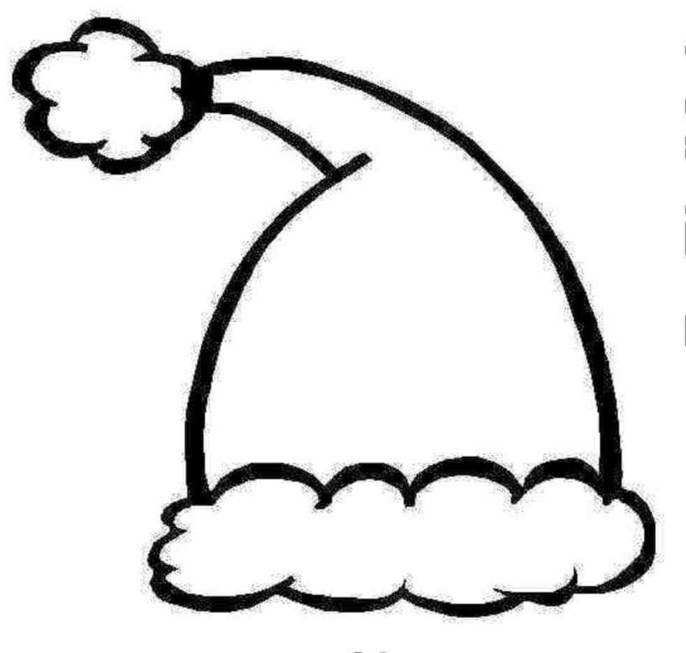 Free Printable Santa Hat Coloring Pages For Kids Free Printable Santa Hat Coloring Pages For Kids