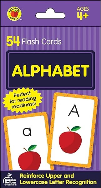 PDF: Carson Dellosa - Alphabet Flash Cards - 54 Cards for Toddler Early ...