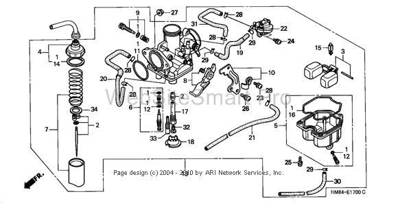 Honda Foreman 400 Carburetor Diagram - Wiring Site Resource