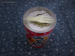 Lattina di Udon con la forchetta componibile Lattina di Udon con la forchetta componibile