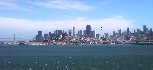 san franciscon keskusta alcatrazista
