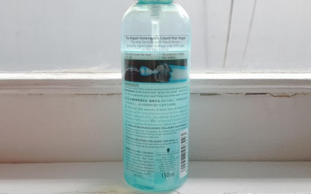 schwarzkopf hydro collagen detail