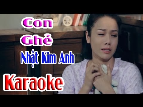 Con Ghẻ Karaoke Nhật Kim Anh || Beat Gốc Hd - Có Lời Bài Hát