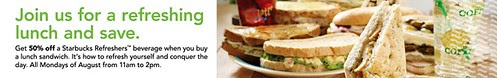 Lunch Sandwich Offer