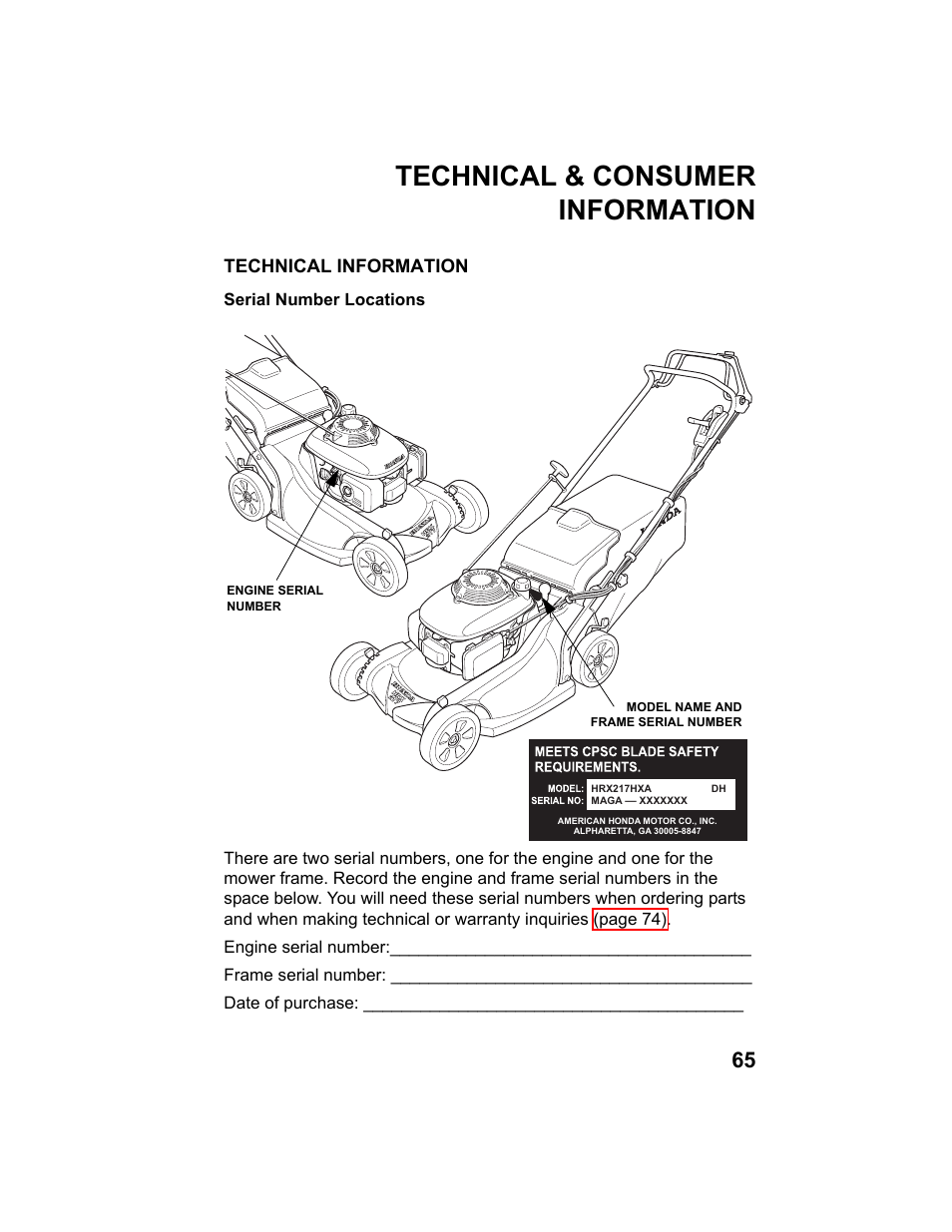 Honda Hrx217hxa Parts Diagram - Hanenhuusholli