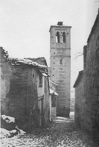 Iglesia de San Sebastián (Toledo) a principios del siglo XX. Foto Rodríguez