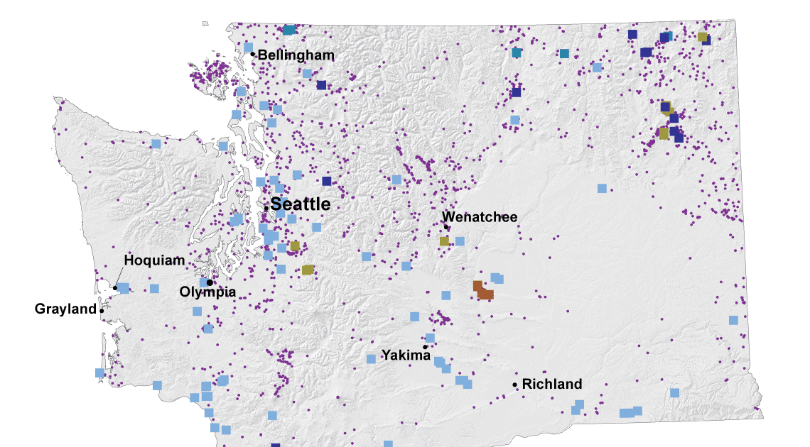 Gold Panning In Washington Map Maps For You