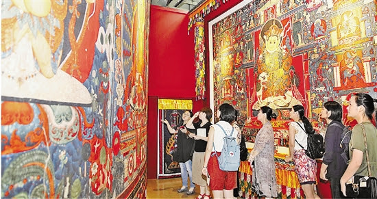 Digitalized monastery fresco brings visitors closer to Tibetan culture