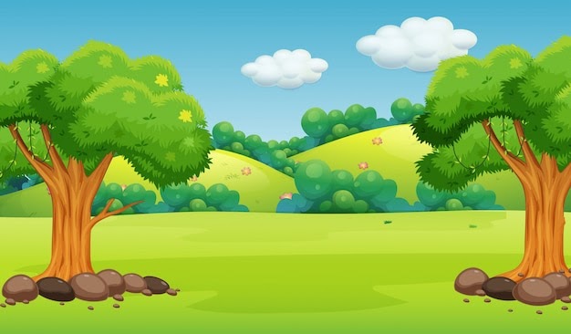Gambar Pemandangan Kartun Anak Paimin Gambar
