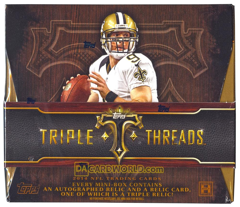 2014 Topps Triple Threads Football Hobby Box DA Card World 2014 Topps Triple Threads Football Hobby Box DA Card World
