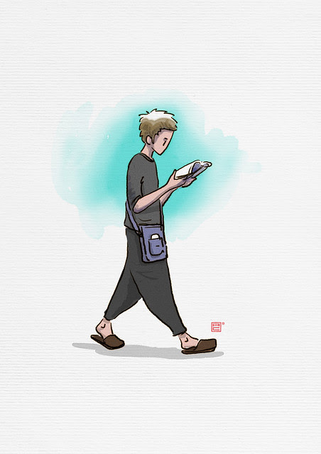 walk and read