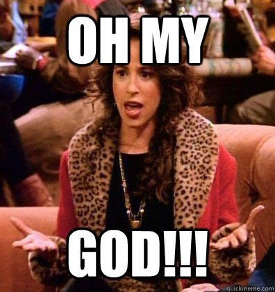 Janice from Friends the TV show! I can still hear her voice in my head.