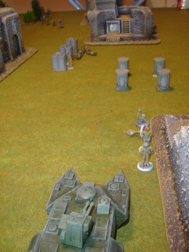 Dropship crew run for it