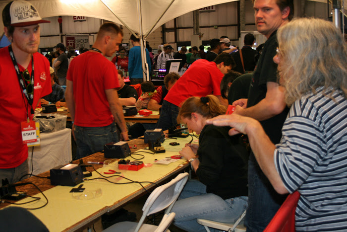 Maker Faire Soldering