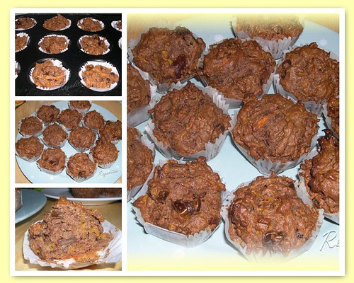 MUFFINS DE CALABAZA Y DATILES