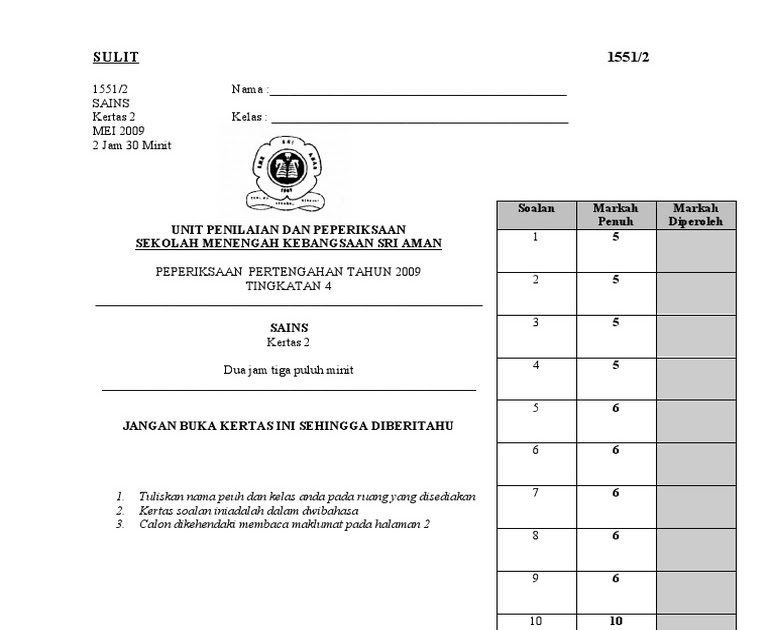 Sains Kertas 2 Tingkatan 4  Nota sains tingkatan 2(bab 4).  evernesst