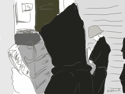 Backstage (iPad drawing)