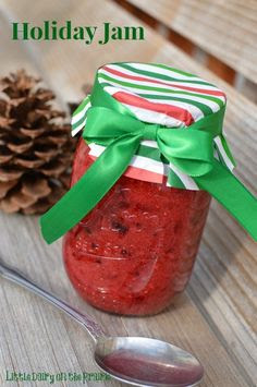 Four berry jam that is perfect for celebrating the holiday. I love it from the beginning of November clear through December!