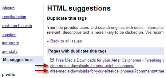 Google Webmaster Tools.