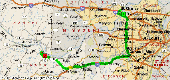 Map Of Washington Mo | Draw A Topographic Map