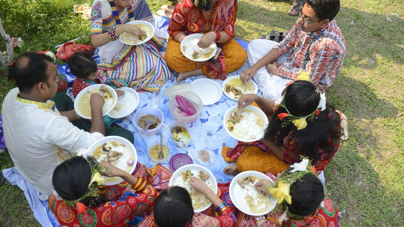 To the Bengalis, hilsa isn't just a fish. It's an integral part of the culture and heritage. Be it fried or cooked with mustard, hilsa is a must in Pahela Baishakh celebrations. Image by Sourav Lasker. Copyright Demotix (14/4/2015)