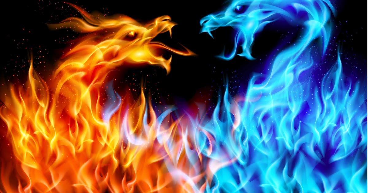 View 22 Cool Fire Dragon Vs Water Dragon Wallpaper - Tech Flickpro