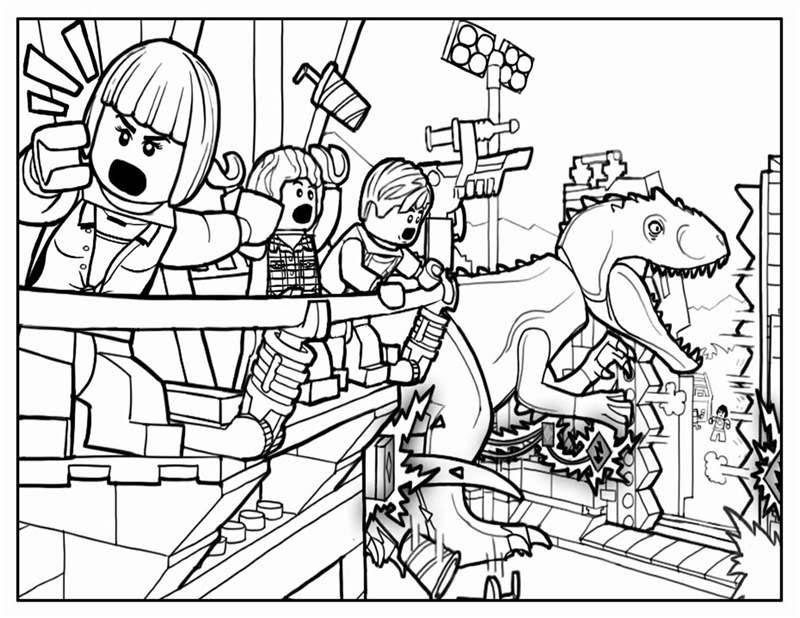Joe blog Lego Jurassic World Coloring Pages To Print