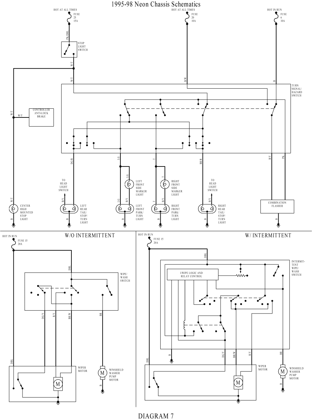 1998 Dodge Neon Wiring Diagram - Cars Wiring Diagram Blog