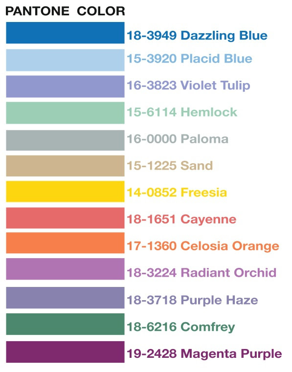 13 colores tendencia año 2014