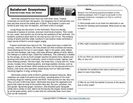 reading comprehension exercises 9th grade