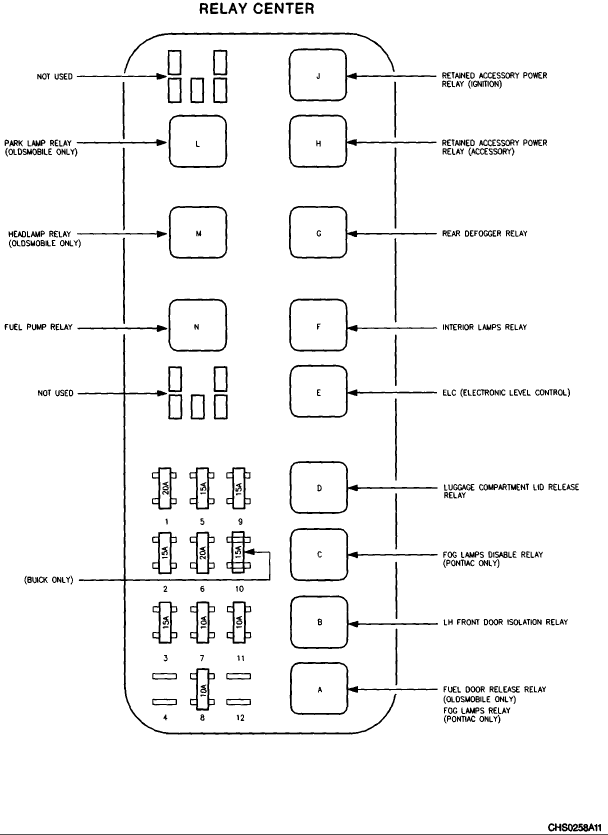 buick relay diagram