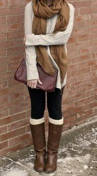 Fall Fashion Boots Leg Warmers